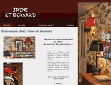 Tablet Screenshot of irene-bernard.com